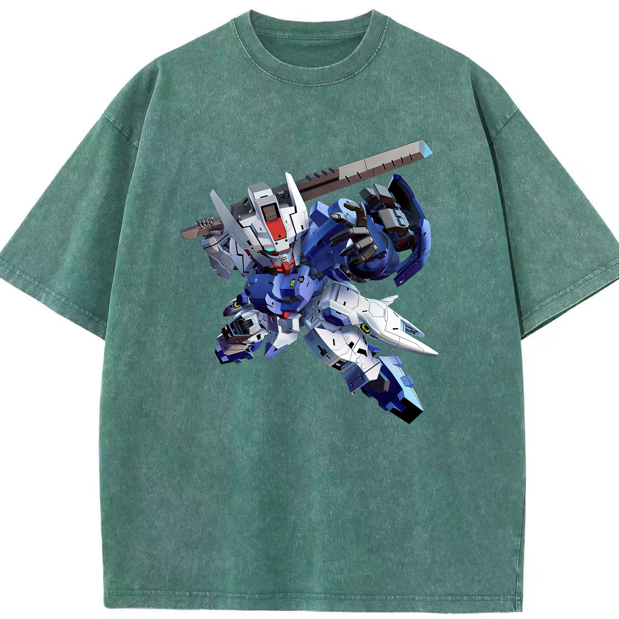 （画像用） 機動戦士ガンダム Mobile Suit Gundam 綿100% ヴィンテージ風 半袖Tシャツ（フロントプリント）